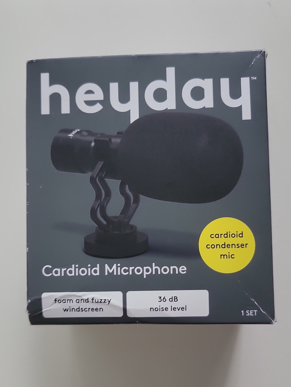 heyday Cardioid Condenser Microphone - Black